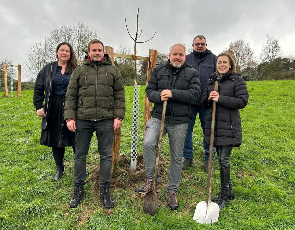 Streuobstwiese des unterstützten Pflanzprojekts